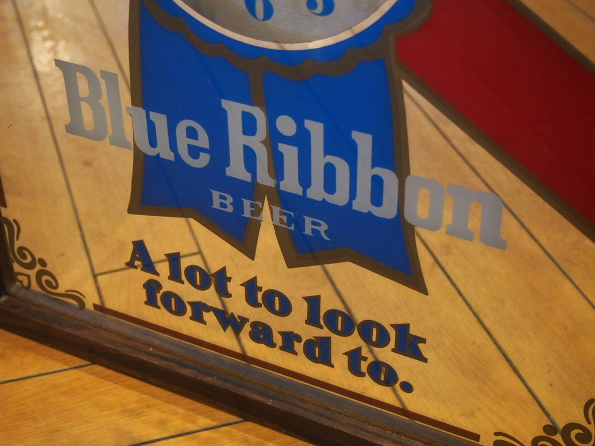 Pabst Blue Ribbon パブミラー パブストブルーリボン 1980