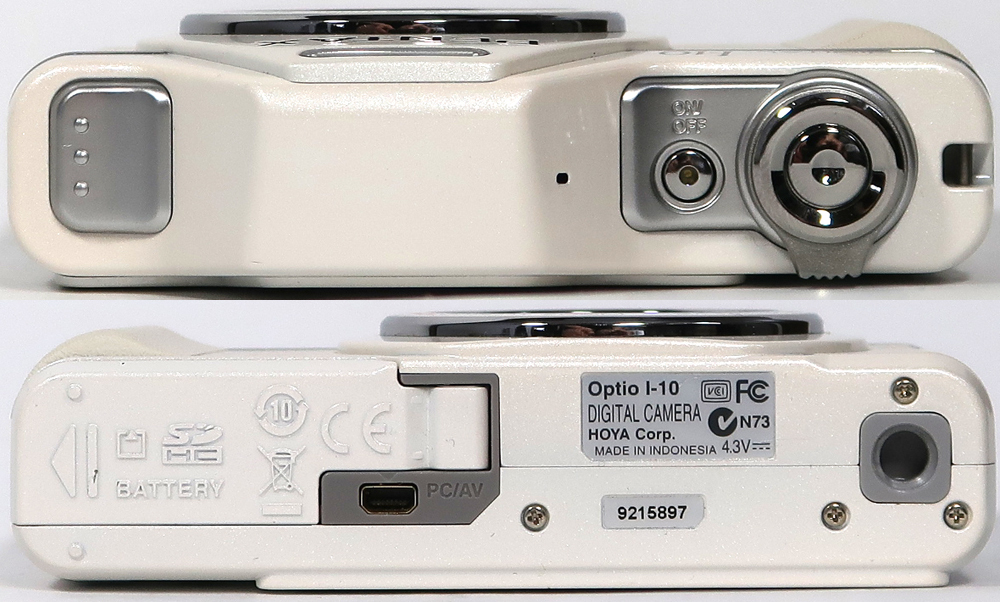 PENTAX， Optio I-10， 1210万画素， 光学５倍ズーム， ホワイト， 中古