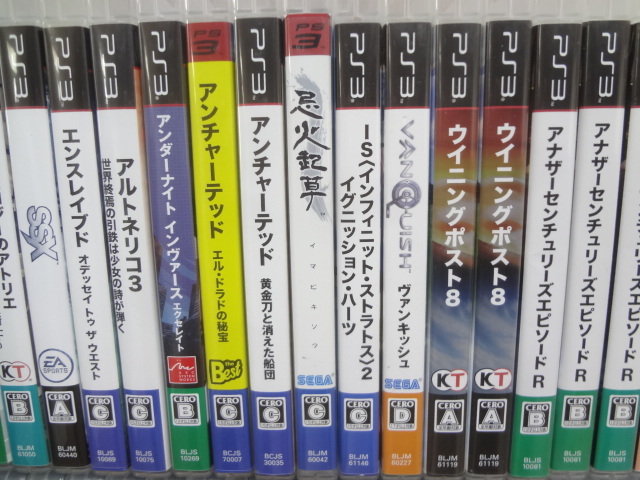 ★PS3ソフト 100本セット 動作確認済み