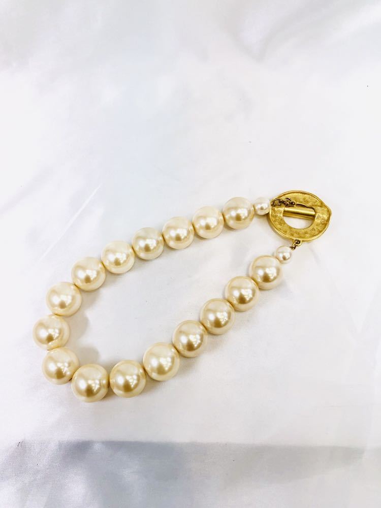 チョーカー ネックレス GIVENCHY ジバンシー パール ゴールド 希少⁄美 
