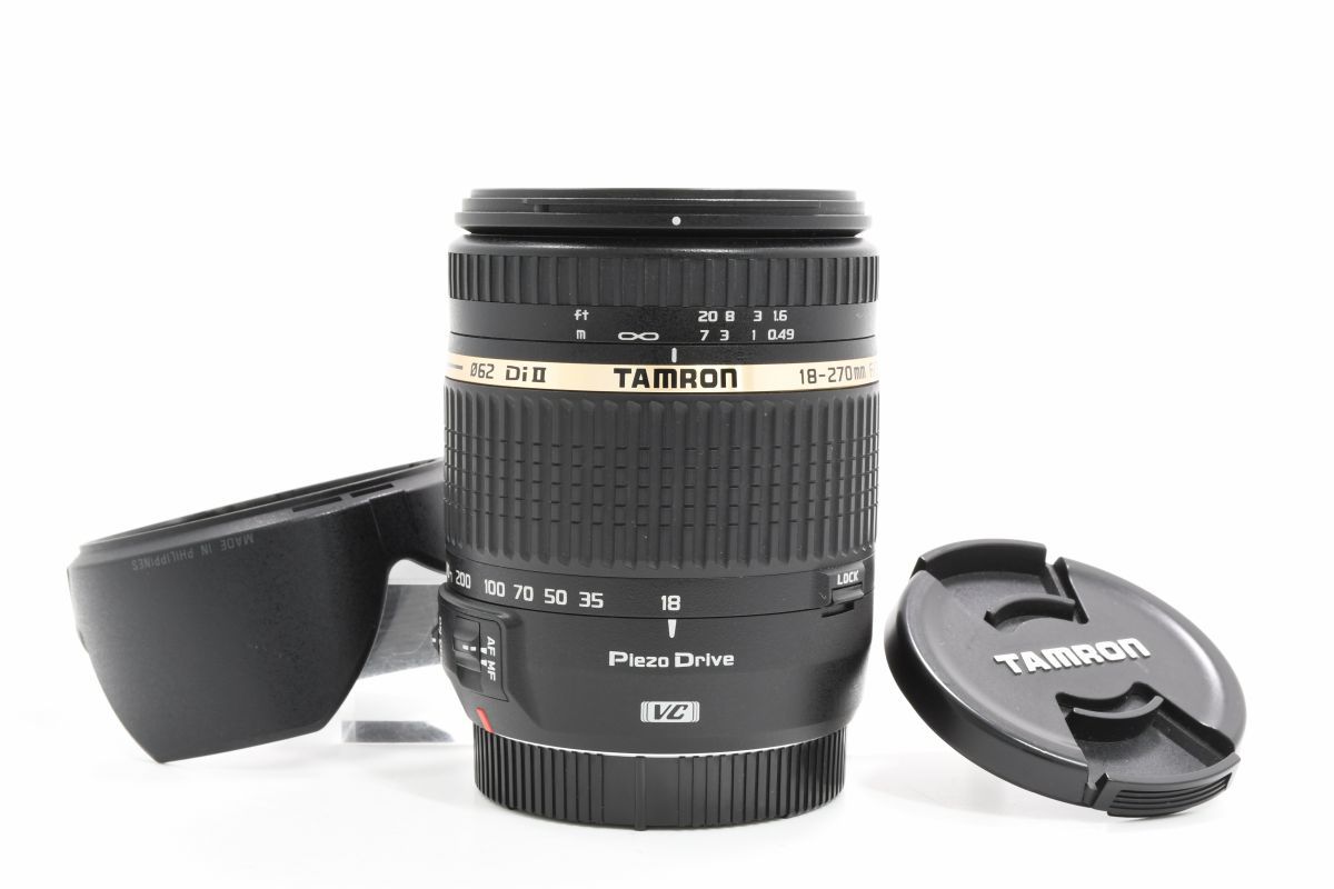 これ1本で全部撮れる TAMRON 18-270mm VC Canon用 美品 TAMRON 18-270mm Di II VC PZD B008 Canon用
