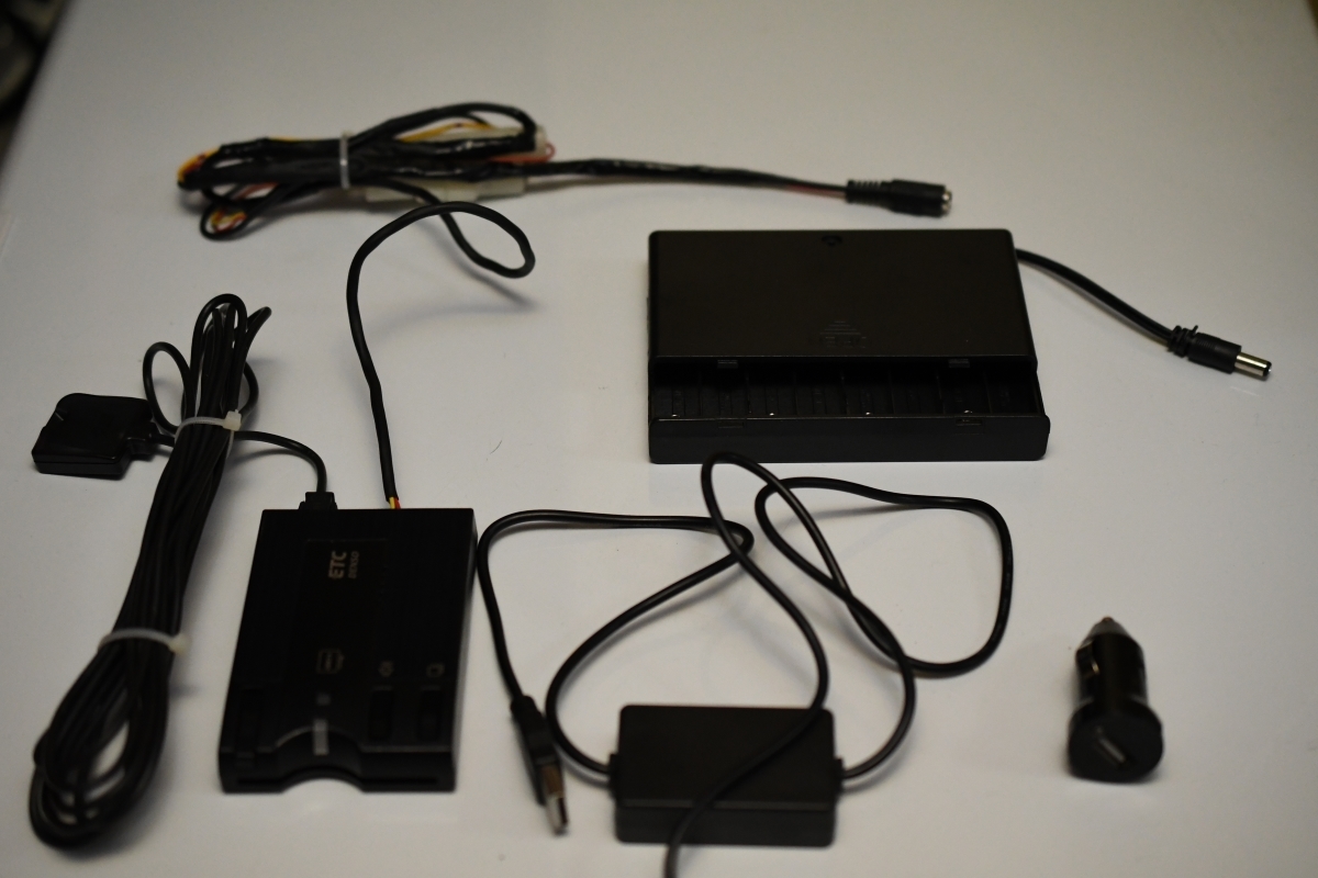 ETC車載器 軽自動車 軽自動車登録 シガーソケット付 USB電源 バイク