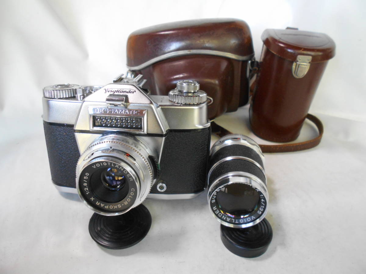 Bessamatic Voigtlander f2.8 f4 50mm Lens + +135mm - Color-Skopar 