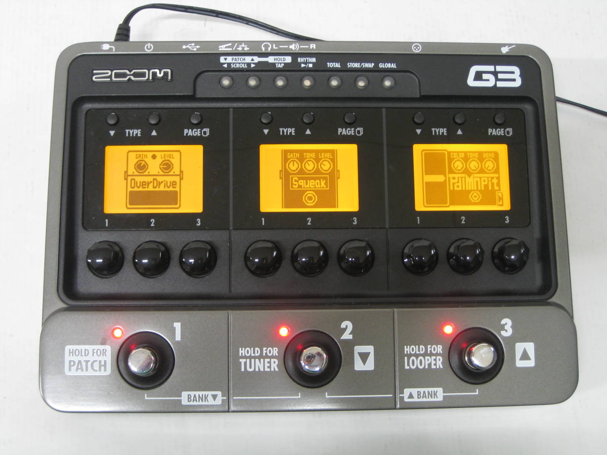 ZOOM G3 Version:2.0 G3 ZOOM Guitar Effect : 2.0⁄035264⁄Bランク⁄62