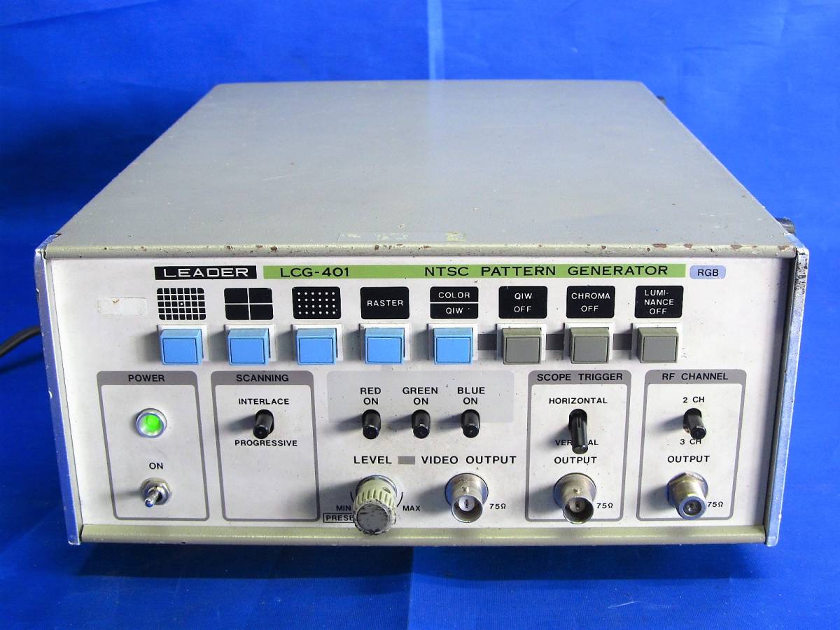 NTSC Leader Pattern Generator LEADER LCG-396 - LCG-412B