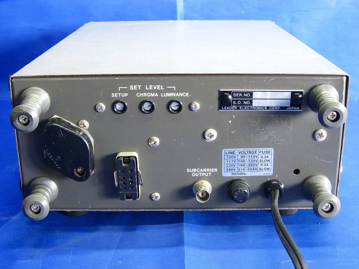 NTSC Leader Pattern Generator LEADER LCG-396 - LCG-412B