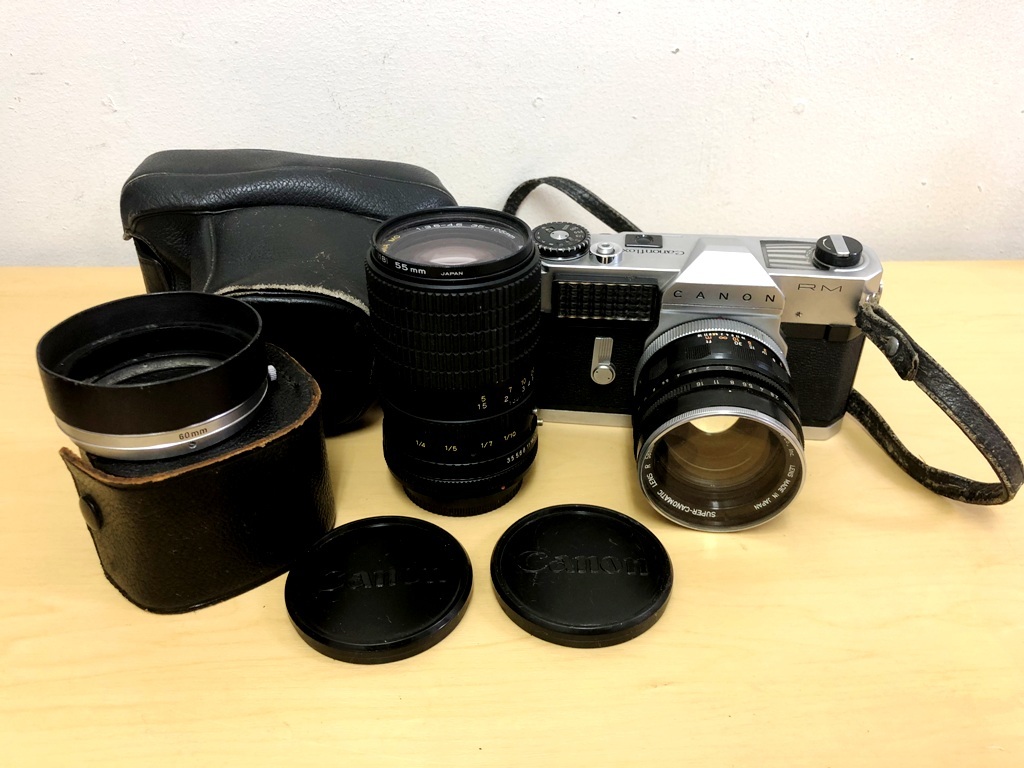 ☆CANON/キャノン flex RM 本体 レンズ 58㎜＆OSAWA MC 35-105㎜《中古