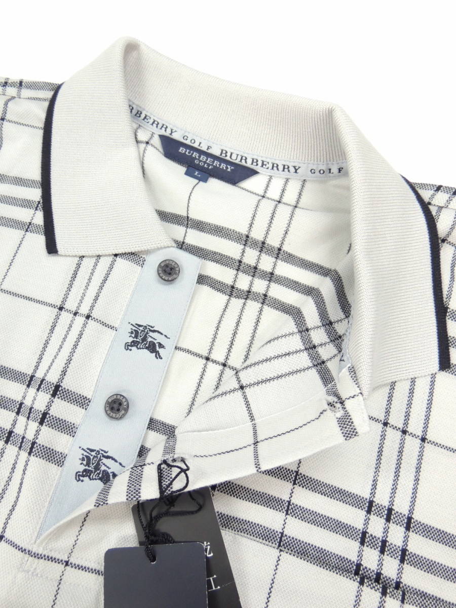 ★ 新品 定価24150円 バーバリー ゴルフ BURBERRY GOLF 吸水速乾 ノバチェック 半袖 ポロシャツ ゴルフシャツ L LARGE 薄グレー系 BURBERRY 定価24150円 バーバリー リバーシブルダウンジャケット ブラウン×ベージュ サイズ:M