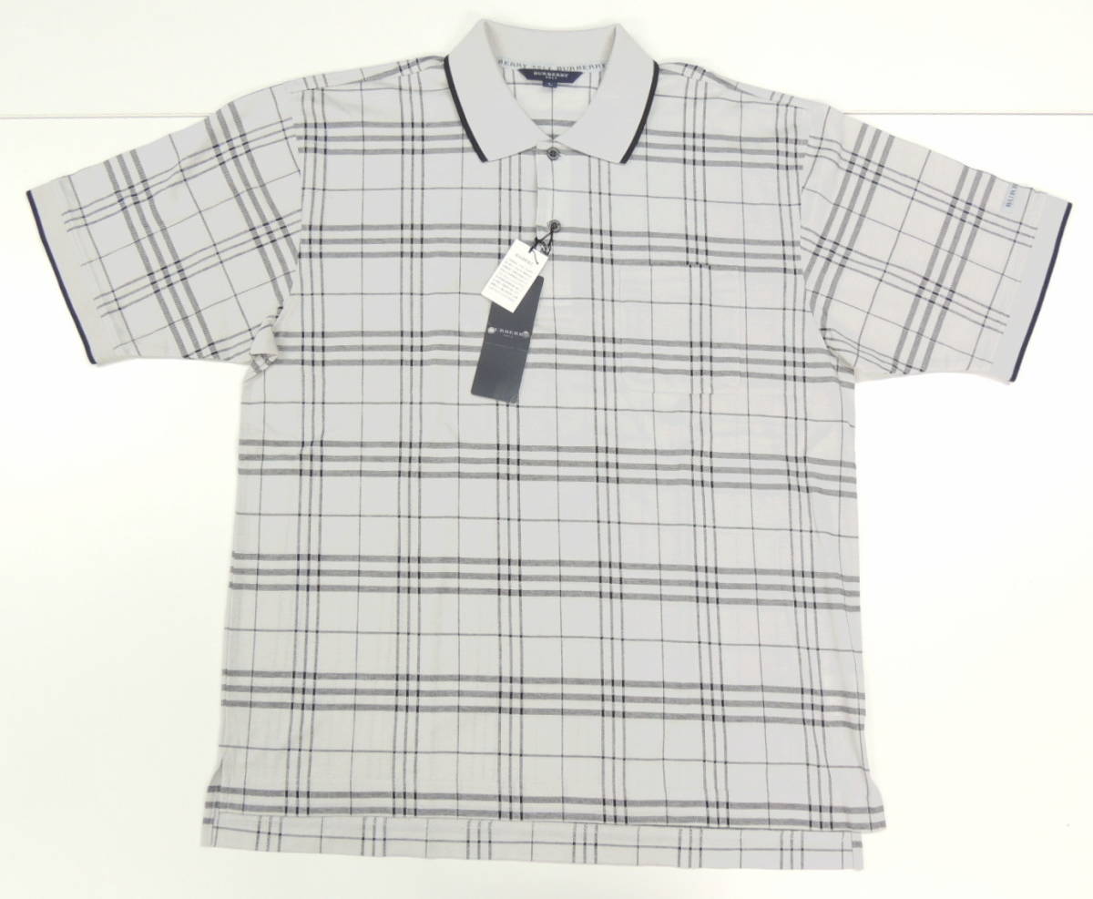 ★ 新品 定価24150円 バーバリー ゴルフ BURBERRY GOLF 吸水速乾 ノバチェック 半袖 ポロシャツ ゴルフシャツ L LARGE 薄グレー系 BURBERRY 定価24150円 バーバリー リバーシブルダウンジャケット ブラウン×ベージュ サイズ:M