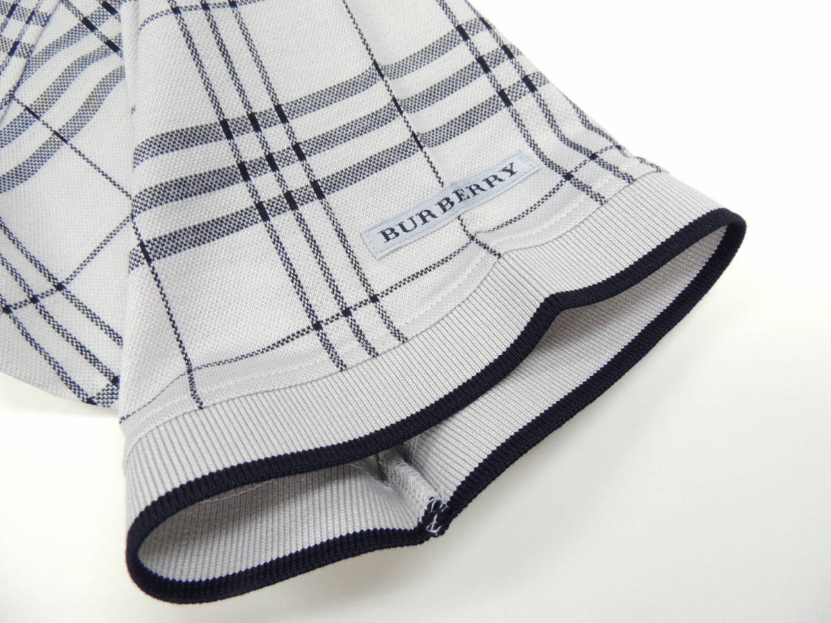 ★ 新品 定価24150円 バーバリー ゴルフ BURBERRY GOLF 吸水速乾 ノバチェック 半袖 ポロシャツ ゴルフシャツ L LARGE 薄グレー系 BURBERRY 定価24150円 バーバリー リバーシブルダウンジャケット ブラウン×ベージュ サイズ:M