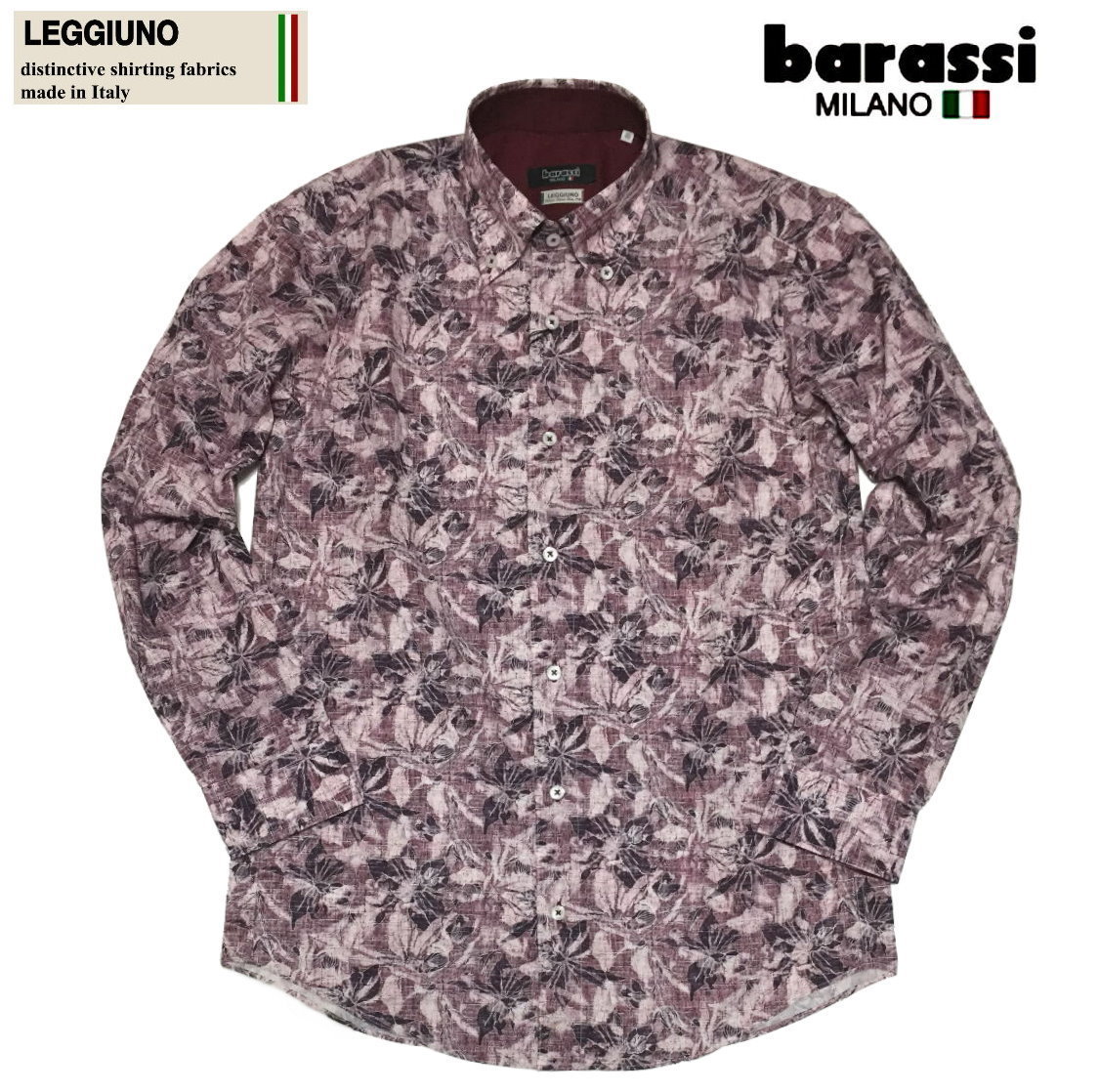 バラシ barassi 白 46サイズ 1250-1009-11 長袖ボタンダウンシャツ 3150-1009-51-48 カジュアル長袖シャツ ボタンダウン Barassi barassi（トップス｜メンズファッション）の通販 長袖シャツ シャツ - 長袖 サイズ48