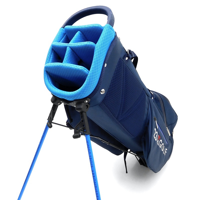 ゴルフ 23区 軽量キャディバッグ スタンド式 ネイビー 9.0型 GOLF 東京 