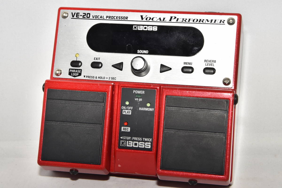 □BOSS VE-20 ボーカルプロセッサー 元箱&取説付 動作品 BOSS VE-20