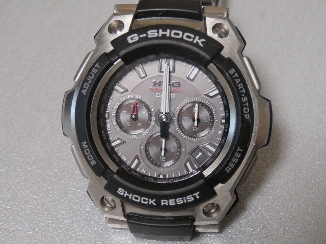 1円~ G-SHOCK MT-G/ 電波ソーラー・マルチB6 MTG-1200 ☆中古 ジャンク