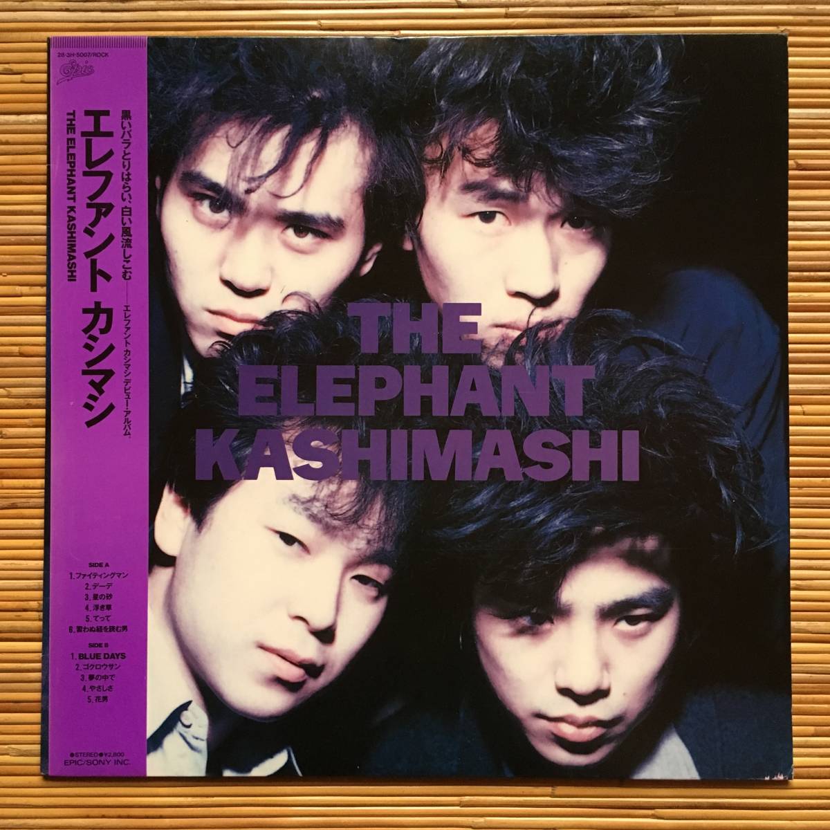 希少アナログ盤》エレファントカシマシ『THE ELEPHANT KASHIMASHI』LP