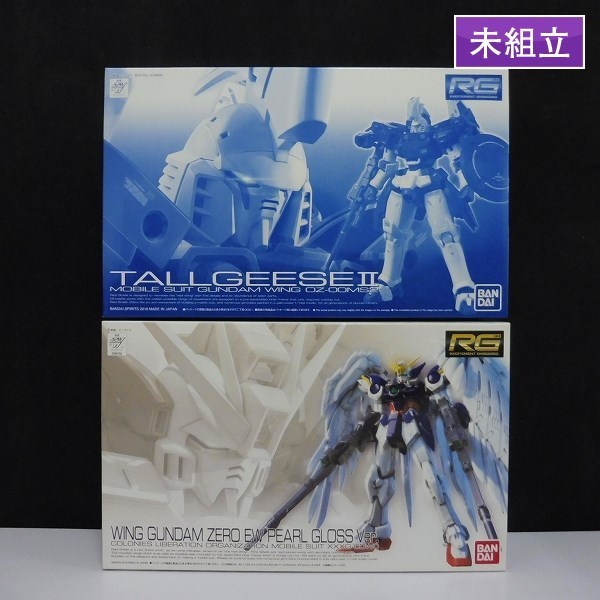 m T327c 未組立 RG 1/144 ウイングガンダムゼロ EW パールグロスVer. 他 | ガンダムプラモデル | 1円～