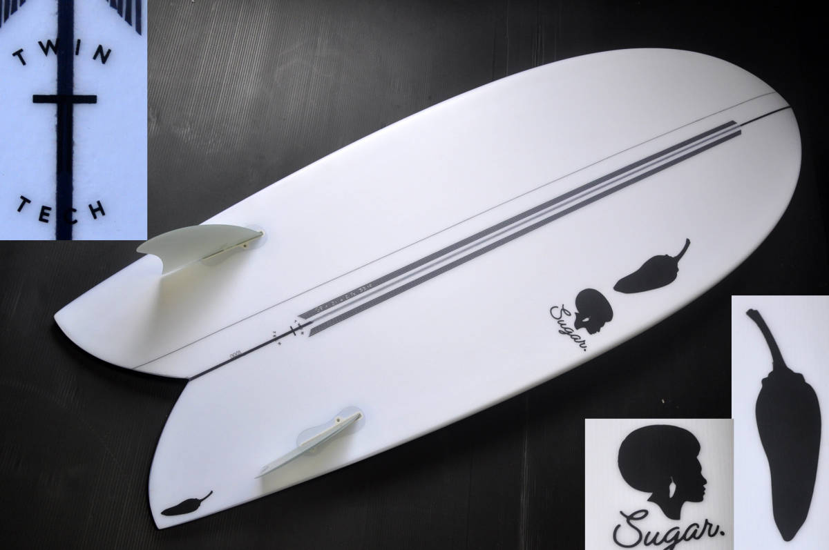 人気定番，豊富な 2019NEWモデル 41 74 L 6 0チリ CHILLI SUGAR シュガーTWIN TECH 軽量ＥＰＳエポキシ ｘｆ(6.0フィート～)｜売買されたオークション情報、yahooの商品情報をアーカイブ公開 - オークファン ショートボード