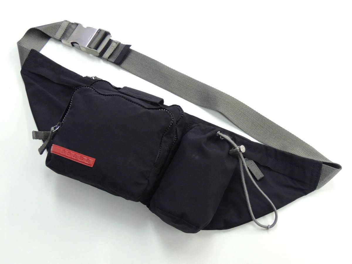 PRADA プラダスポーツ SPORT バッグ ショルダーバッグ ナイロン×ラバー 
