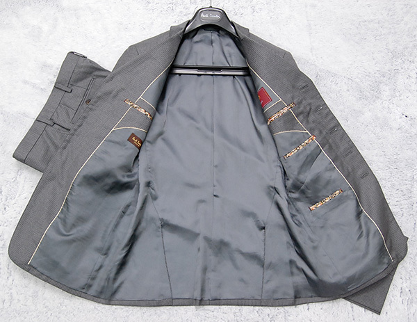 【最高級】ポールスミスコレクション セットアップ スーツ Super150's 最高峰！驚愕のSUPER150's！定価24万 ポールスミスコレクション Paul