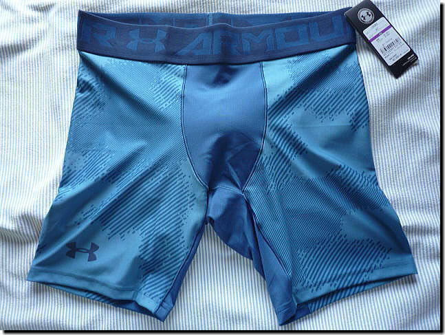 定価3780円●UNDER ARMOUR/アンダーアーマー*UAヒートギアアーマー コンプレッション ショーツ*サイズL(87-93cm)●_1