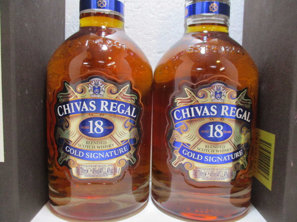 CHIVAS REGAL 18年 GOLD SIGNATURE 2本セット シーバス リーガル