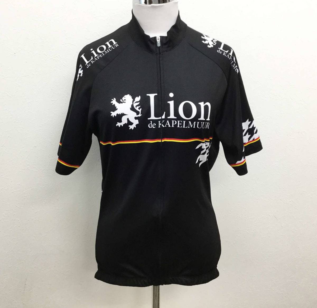 得価，HOT 2081 Lion de KAPELMUUR 半袖 ジャージ XL 千鳥チップ 黒/ブラック サイクル ウェア リオンド カペルミュール(XLサイズ以上)｜売買されたオークション情報、yahooの商品情報をアーカイブ公開 - オーク 男性用