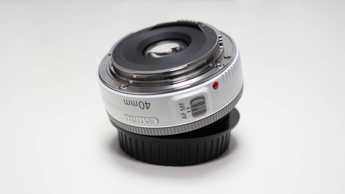F2.8 EF40mm STM Canon EF 40mm : - キヤノン 単焦点レンズ 中古1万円台