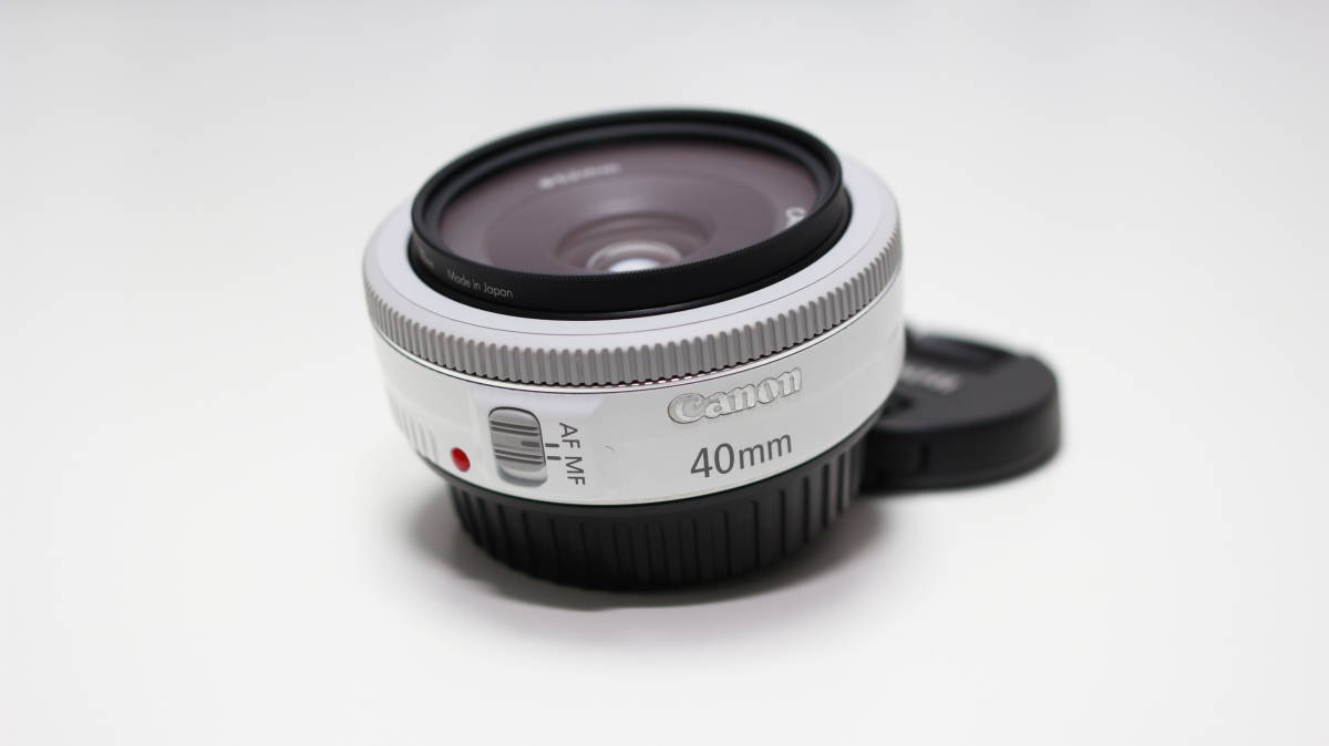 F2.8 EF40mm STM Canon EF 40mm : - キヤノン 単焦点レンズ 中古1万円台