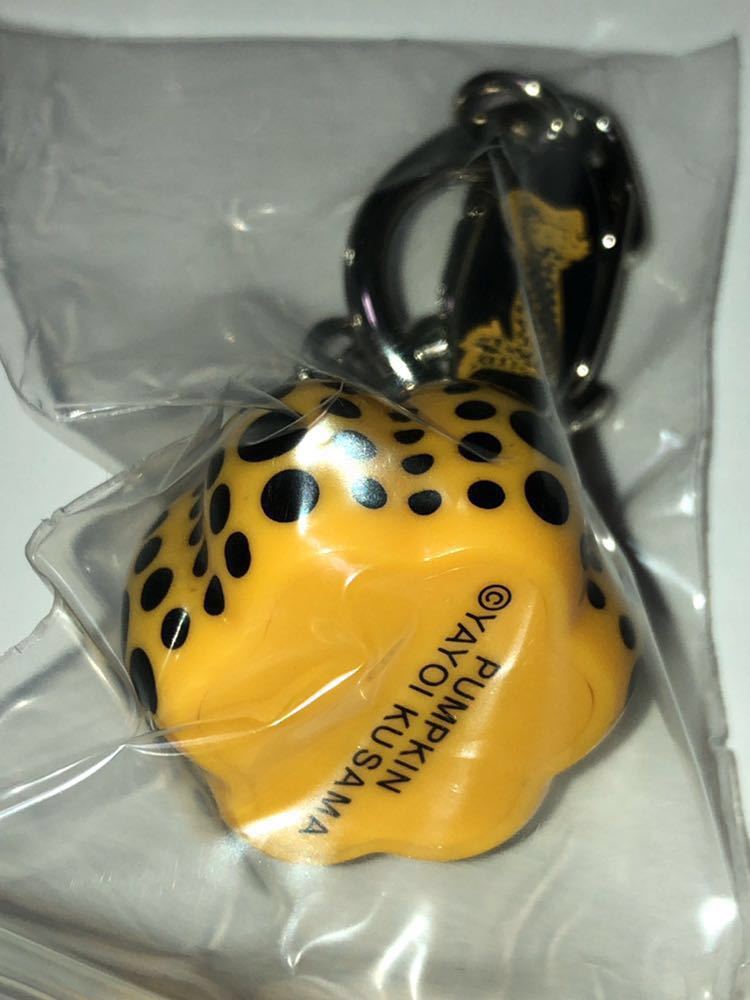 草間彌生 直島限定 南瓜 黄かぼちゃ オリジナルキーホルダー グッズ くさまやよい Yayoi Kusama 黄南瓜 イエローパンプキン yellow PUMPKIN