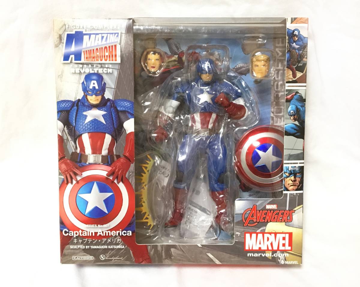 Amazing Yamaguchi Captain Revoltech America Figure 007 | &amp
