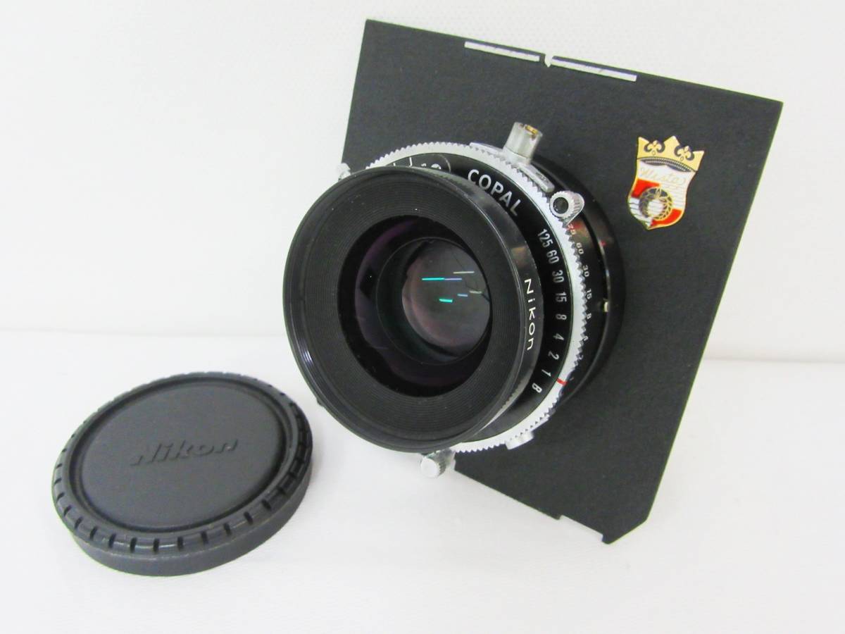 Nikonニコン】⑧/NIKKOR-W 135mm 1:5.6 (711885)/COPAL for-WISTA No.0