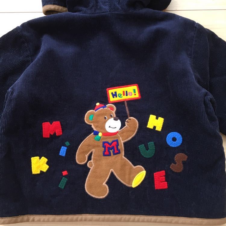コーデュロイ ミキハウス HOUSE コート 0 ミキハウスベア mikihouse 