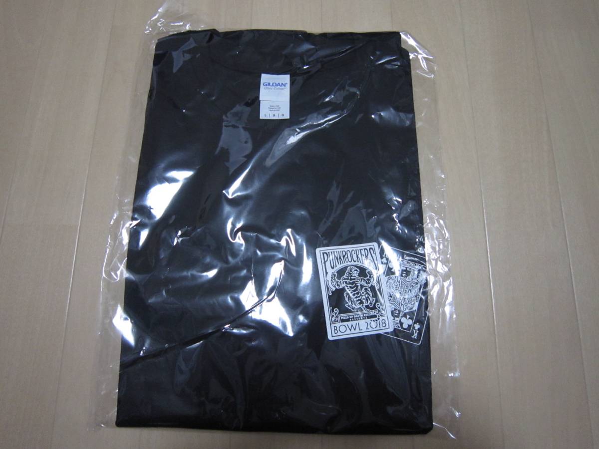 黒L ken yokoyama PUNKROCKERS BOWL限定Tシャツpizza of deathハイスタ