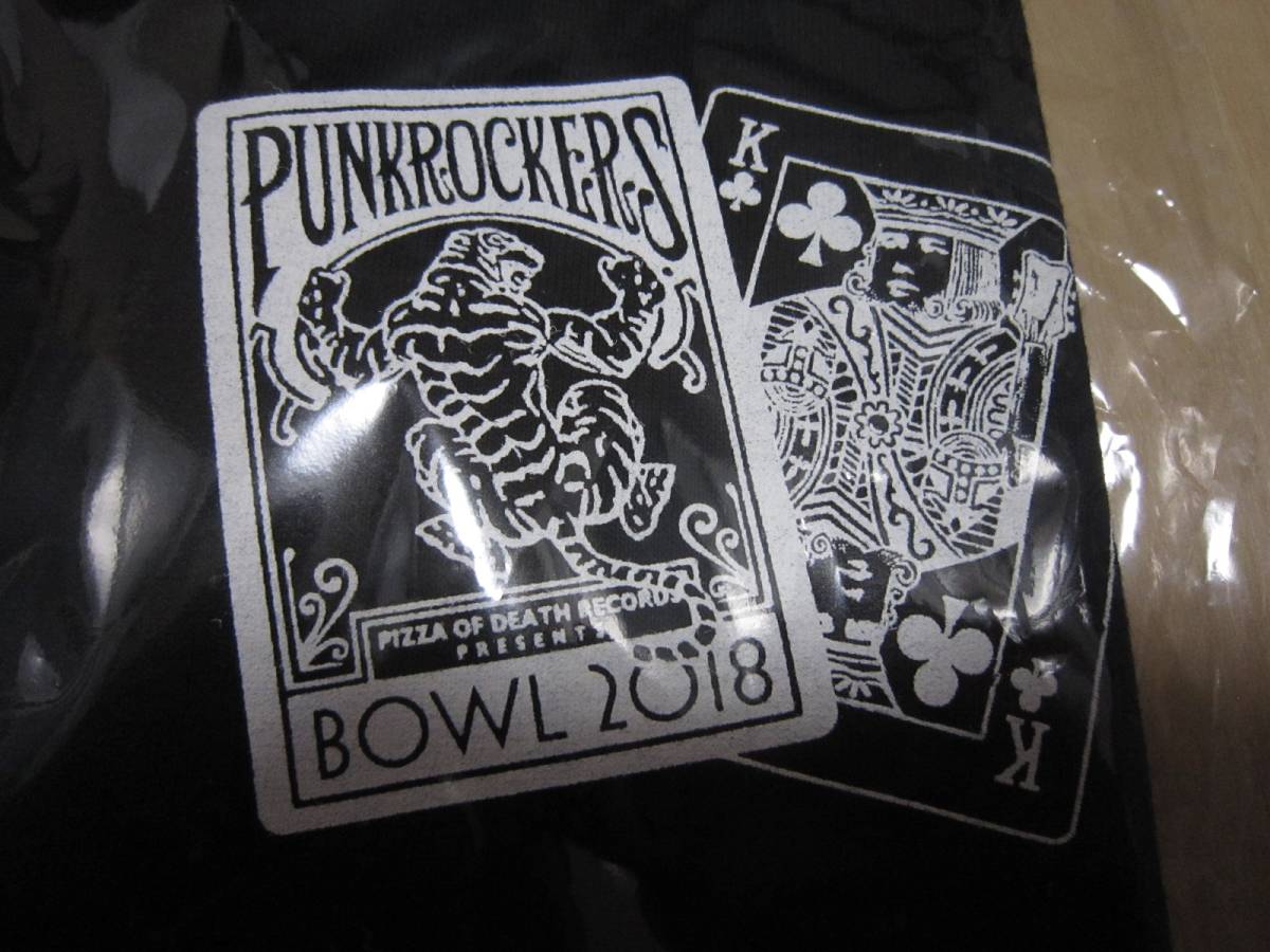 黒L ken yokoyama PUNKROCKERS BOWL限定Tシャツpizza of deathハイスタ