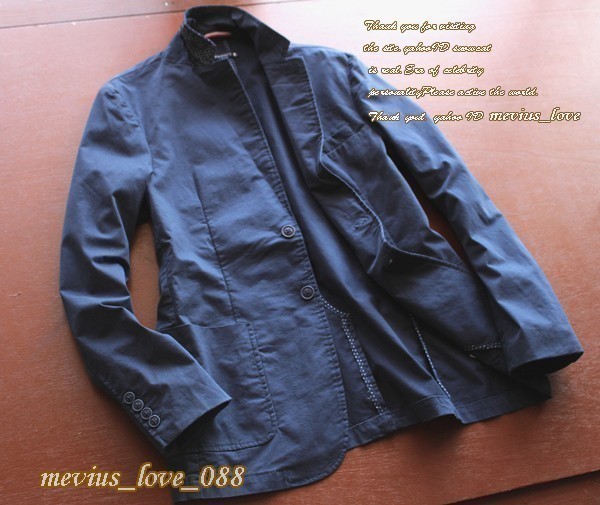 新品★春夏 新作 メンズ *new port*ファブリック simple design ストレッチ テーラード 紺/M 春ジャケット アウター 紳士 ビジネス スーツ