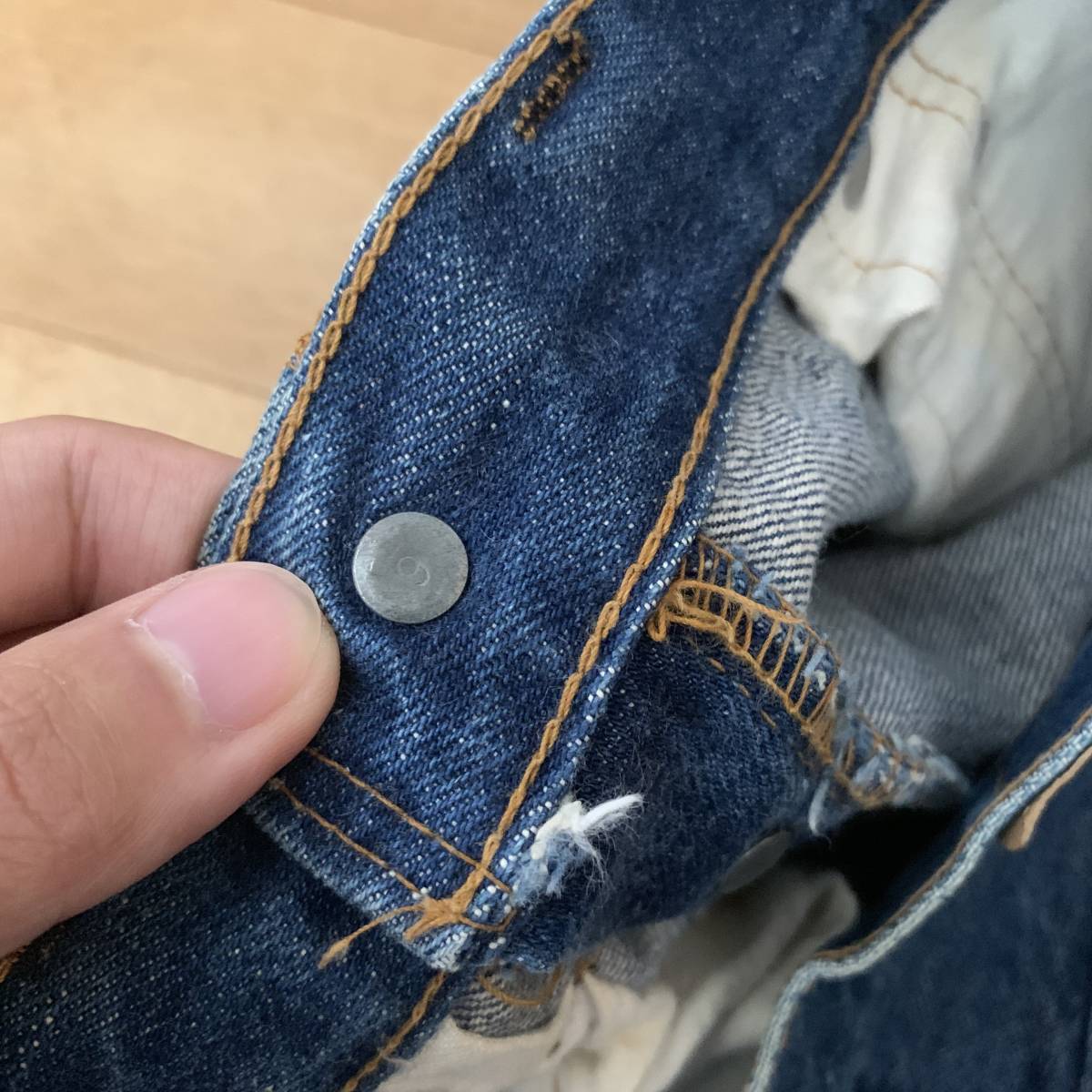 70s ビンテージ LEVIS リーバイス 501 66 前期 シングル ステッチ W29 