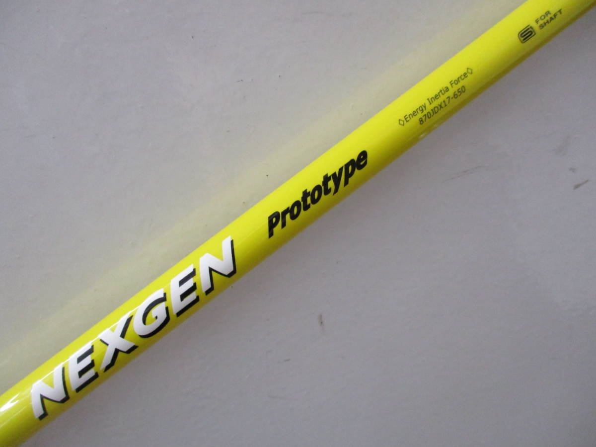 EIF NEXGEN IR用シャフトNEXGEN PROTOTYPE YELLOW フレックスONE 