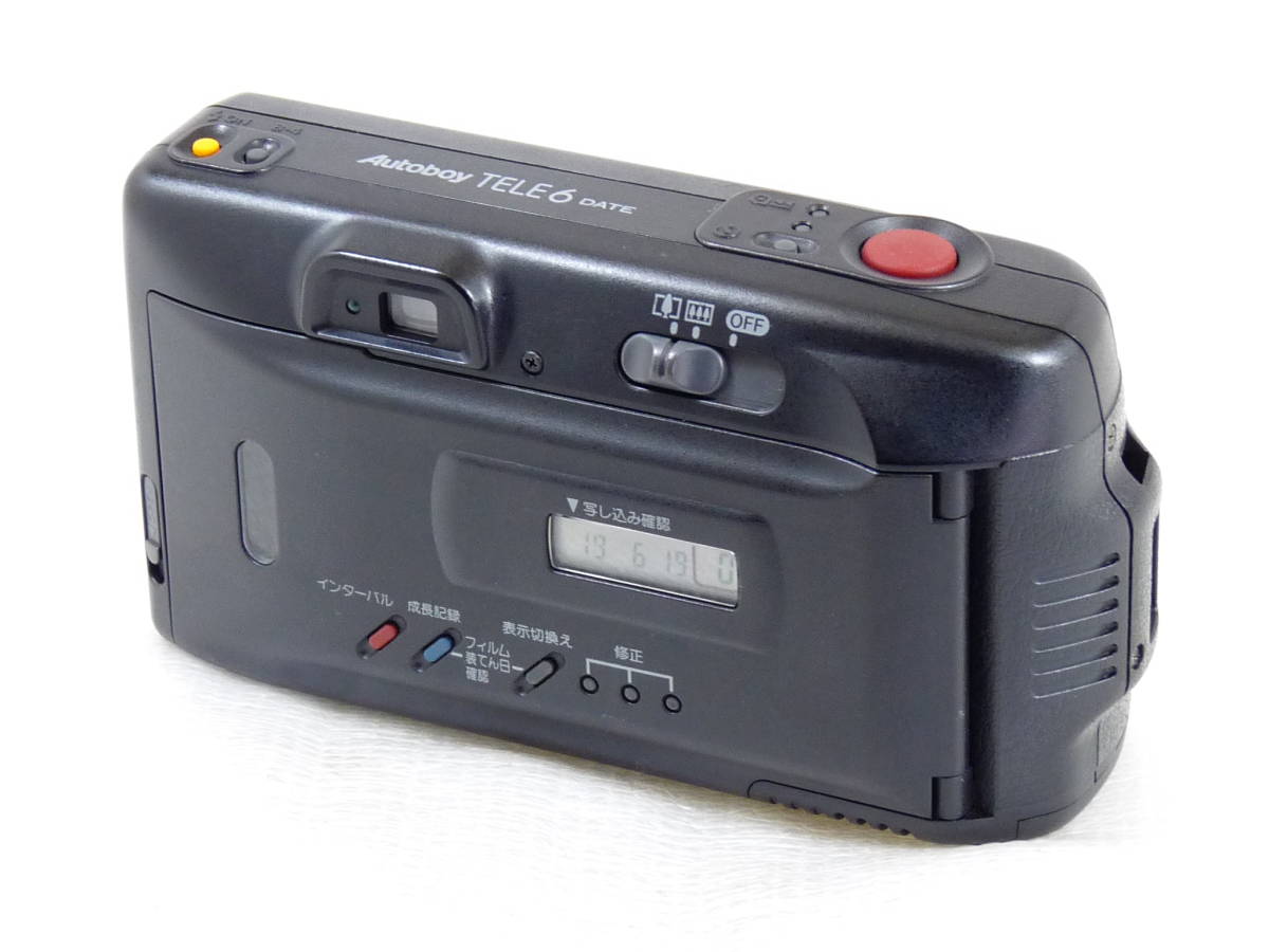 【Canon】Autoboy TELE6 DATE 動作良好 フィルムカメラ Canon Autoboy TELE6 DATE 作動良好 キヤノン オートボーイ TELE 6