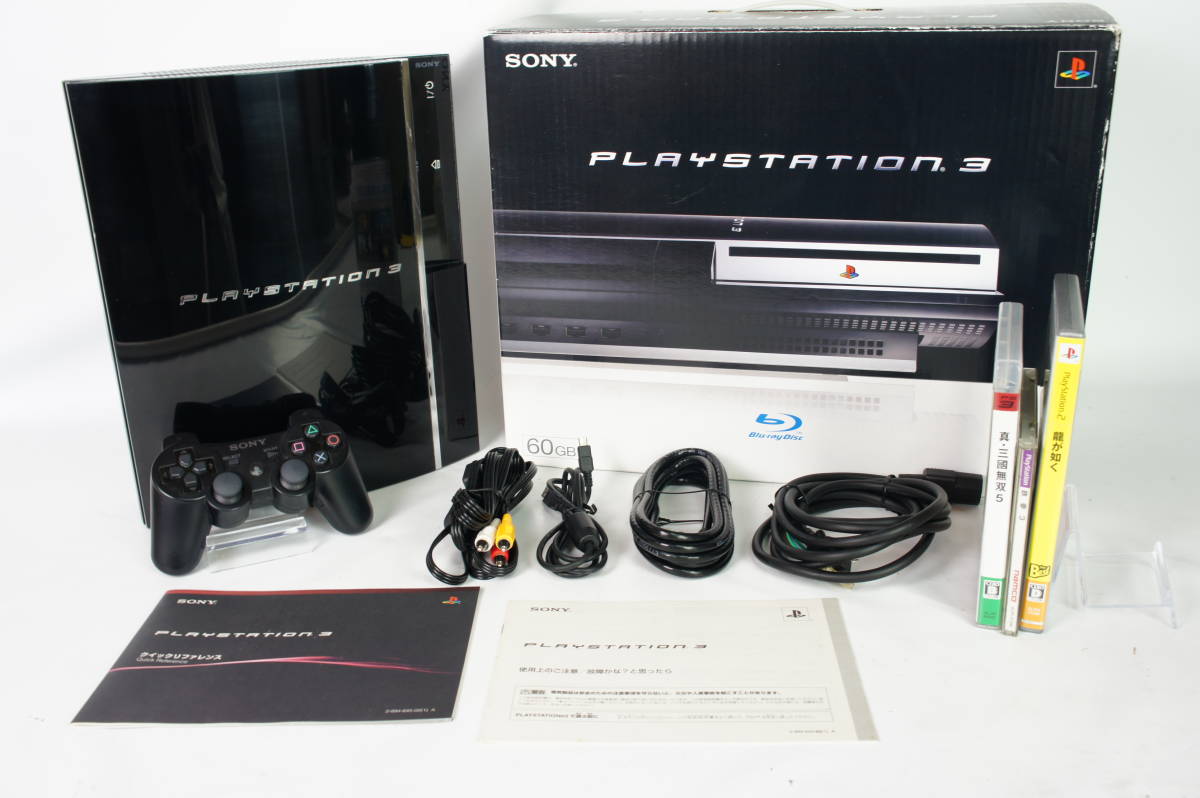 PS3 PLAYSTATION3 60GB 元箱付きフルセット 初期型 CECHA00