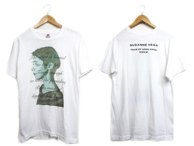 SUZANNE VEGA スザンヌヴェガ 90s ヴィンテージ Tシャツ SUZANNE - ヴィンテージ VEGA スザンヌ・ヴェガ スザンヌヴェガ T