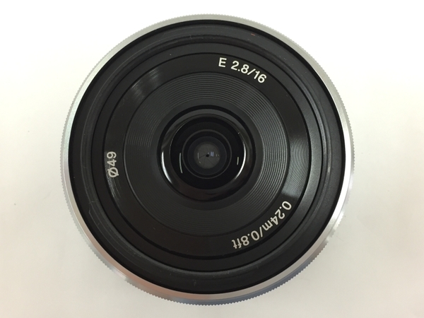 SONY SEL16F28 単焦点レンズ E 16mm F2.8 ソニー Eマウント用 中古 良好 T4141710