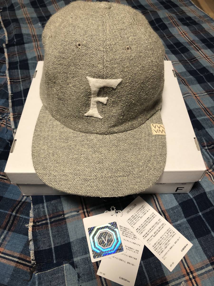 稀少 visvim EXCELSIOR CAP F GREY JOURNEYMAN IRIS BLACK 101 D17 SIX