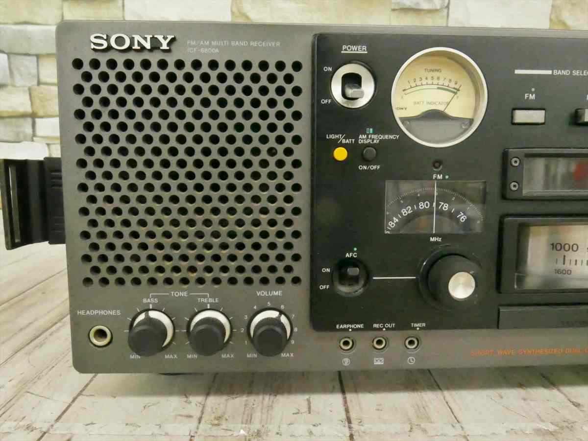 ジャンク SONY マルチバンドレシーバー ICF-6800A 31バンド FM 中波