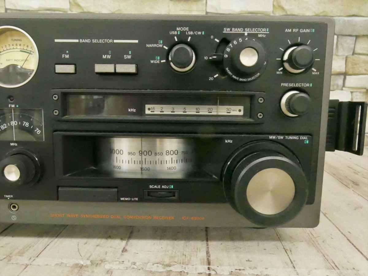 ジャンク SONY マルチバンドレシーバー ICF-6800A 31バンド FM 中波