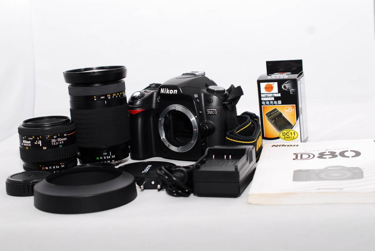 D80 初心者おすすめデジタル一眼レフ☆NIKON D40X☆ダブルレンズセット 