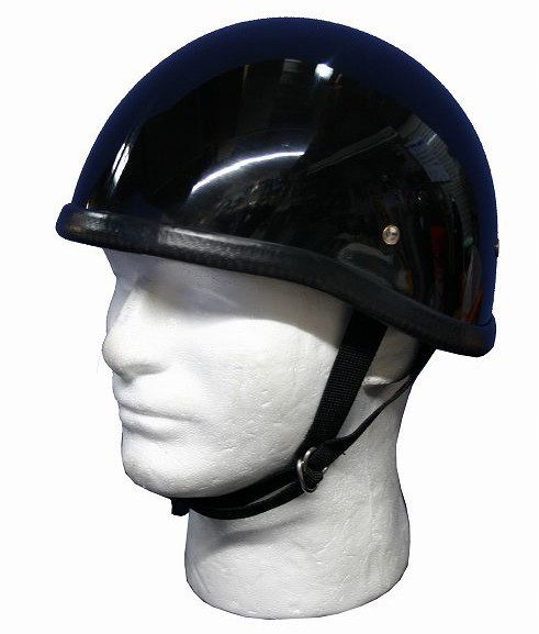 特価 装飾 ハーフヘルメット 半ヘル / スモーキー ブラック XXL 幅広