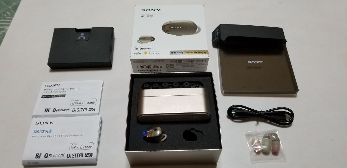 WF-1000X ソニー 完全ワイヤレスノイズキャンセリングイヤホン