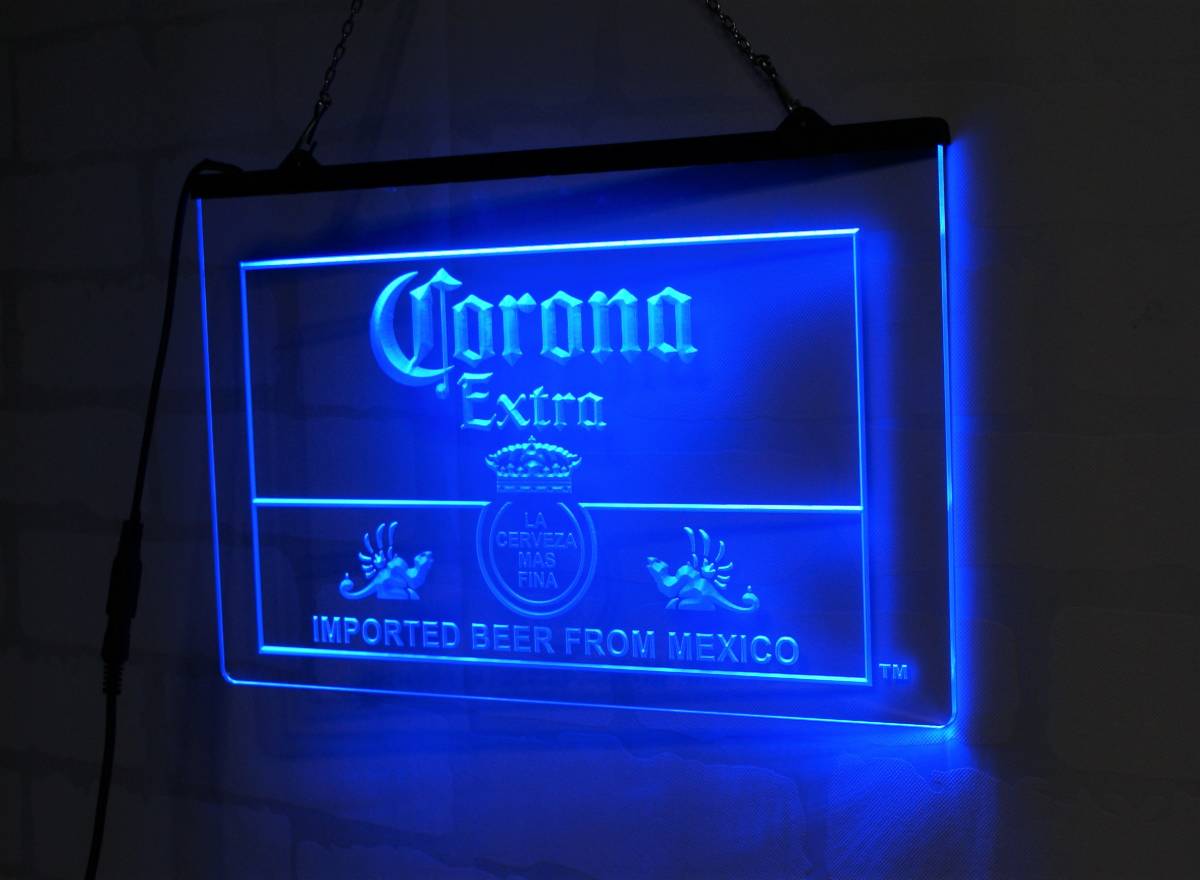 Extra Corona ネオンサイン コロナ LED コロナビール - リモコン付 