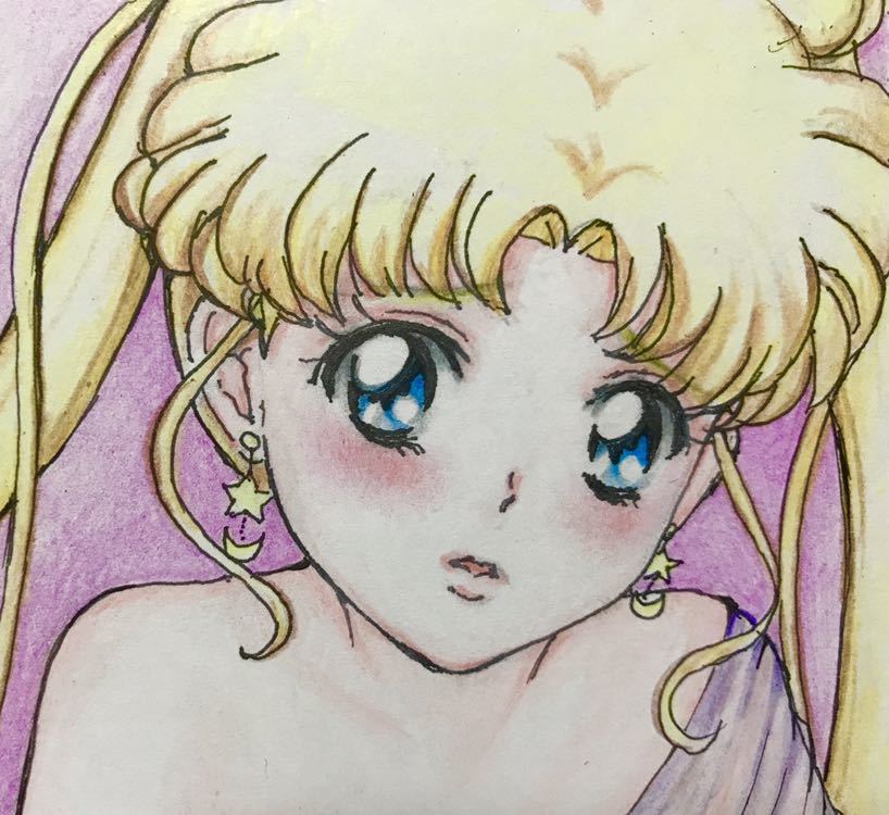 自作イラスト セーラームーン ムーン 手描きイラスト 売買されたオークション情報 Yahooの商品情報をアーカイブ公開 オークファン Aucfan Com
