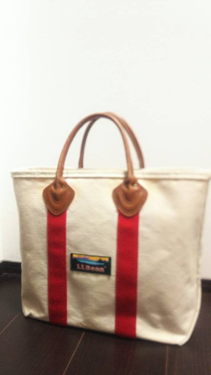 □L.L.Bean□紺/キャンバス トートバッグ
